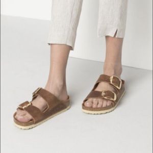 Brand New Birkenstock Arizona Oiled Leather Cognac